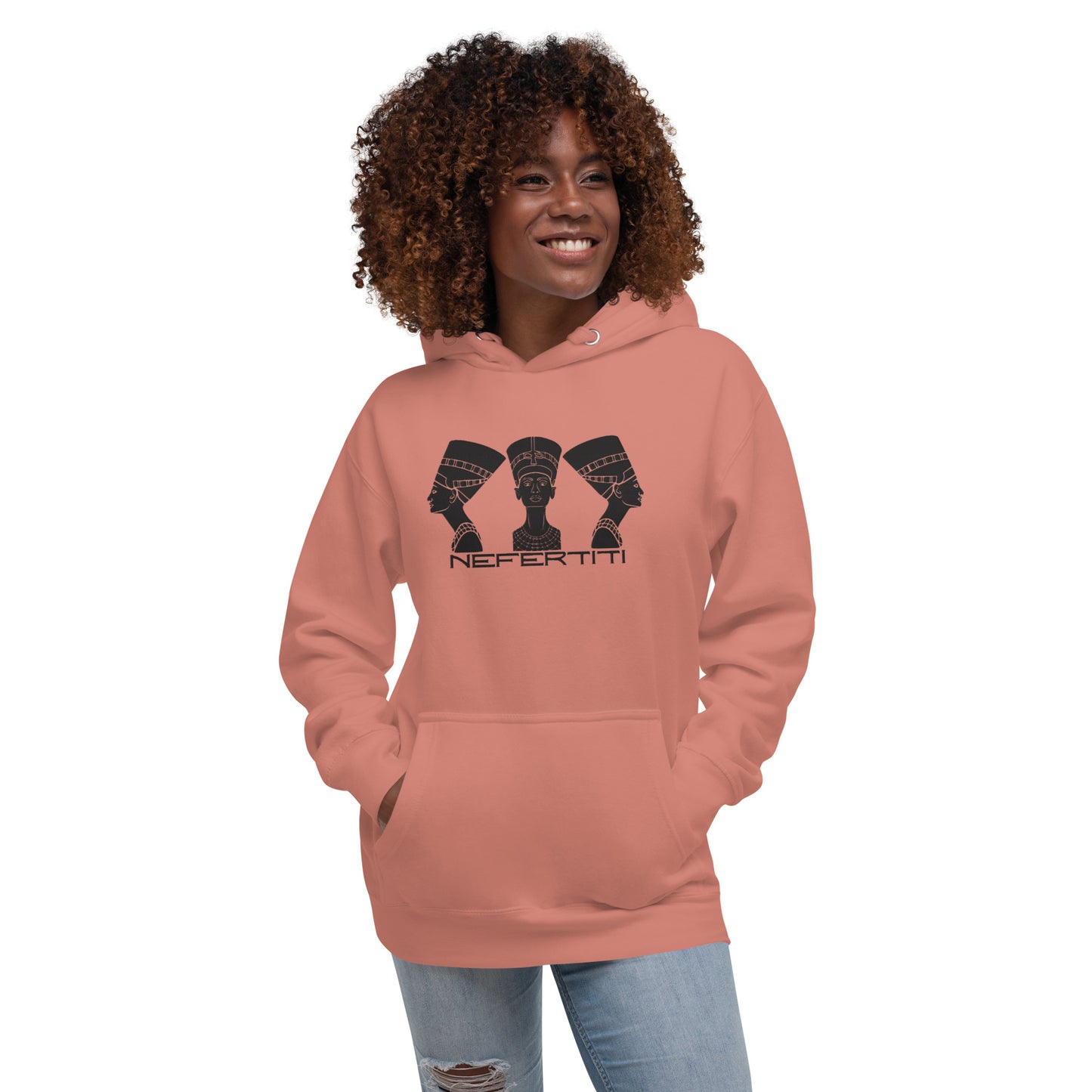Nefertiti I, Embroidered Unisex Hoodie