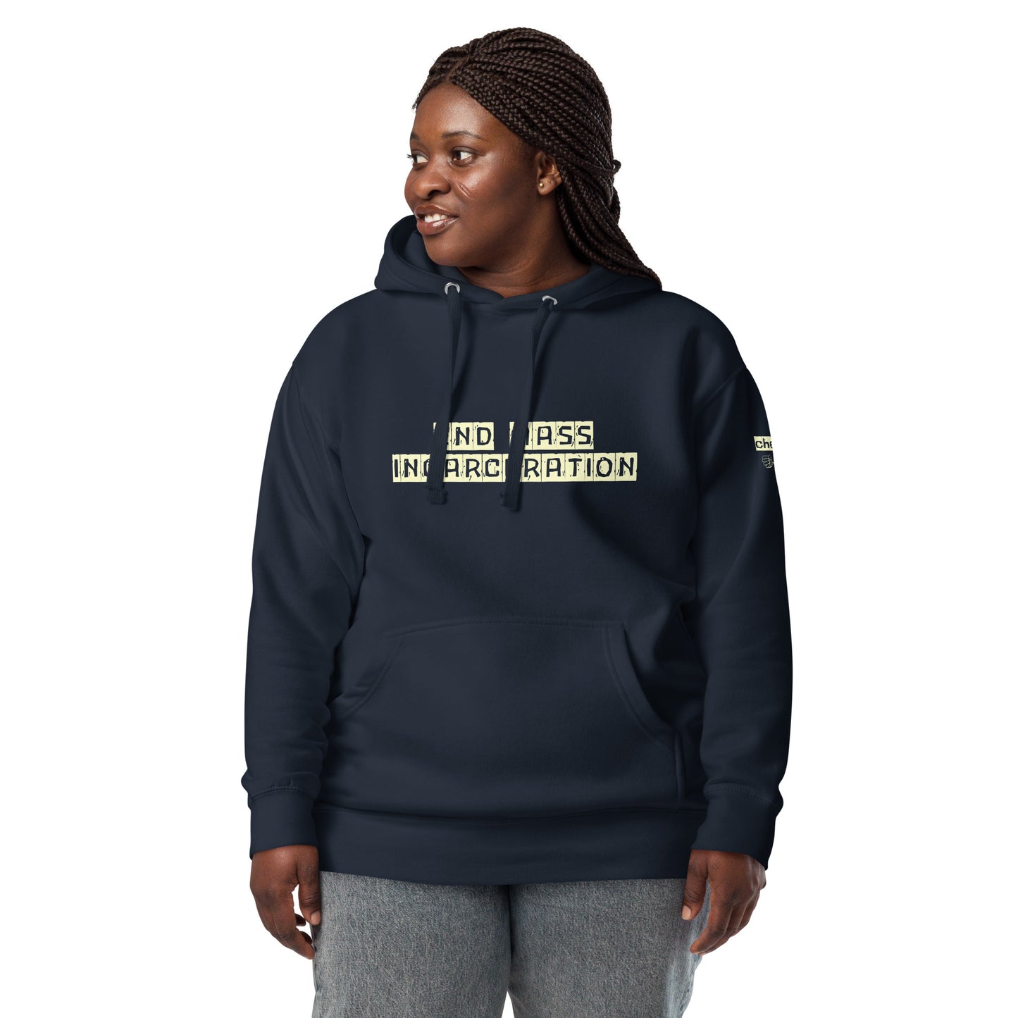 Chefao End Mass Incarceration I, Unisex Hoodie