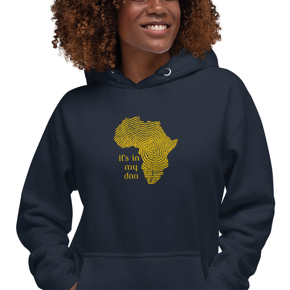 Chefao It's In My DNA I, Embroidered Unisex Hoodie