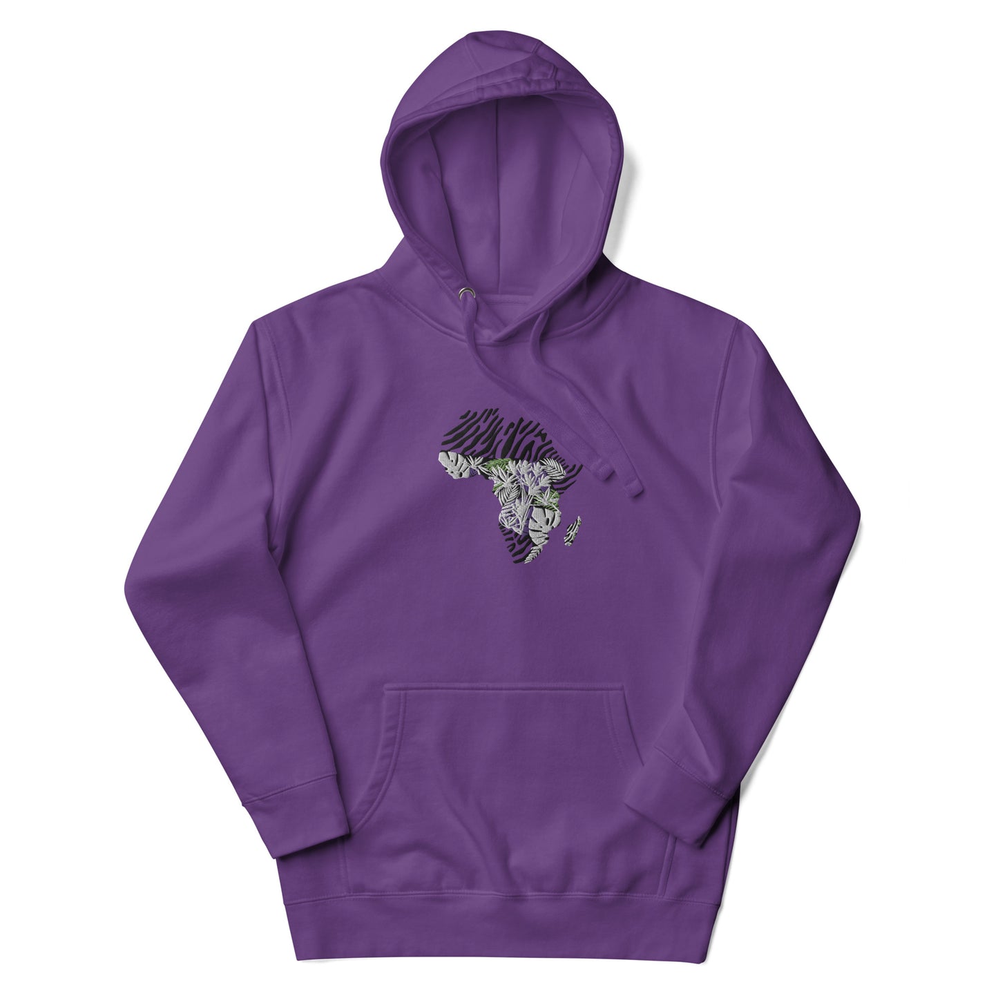 Chefao Africa Botanical I, Embroidered Unisex Hoodie