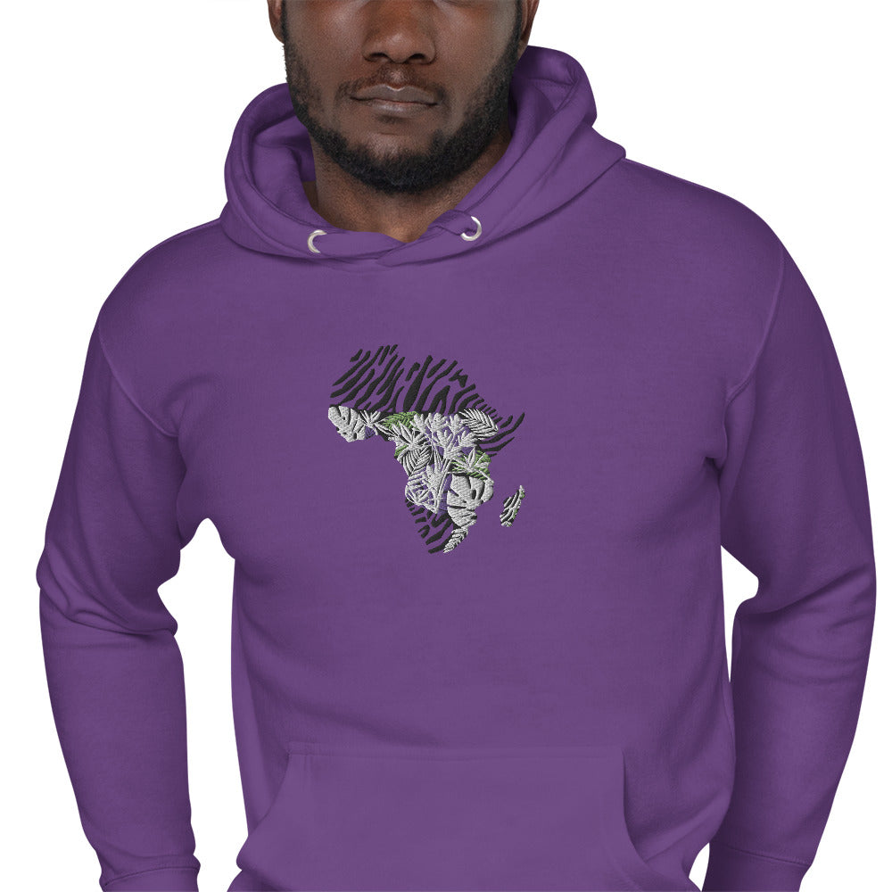 Chefao Africa Botanical I, Embroidered Unisex Hoodie