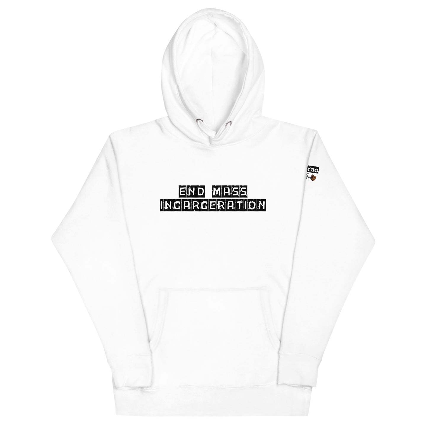 Chefao End Mass Incarceration I, Unisex Hoodie
