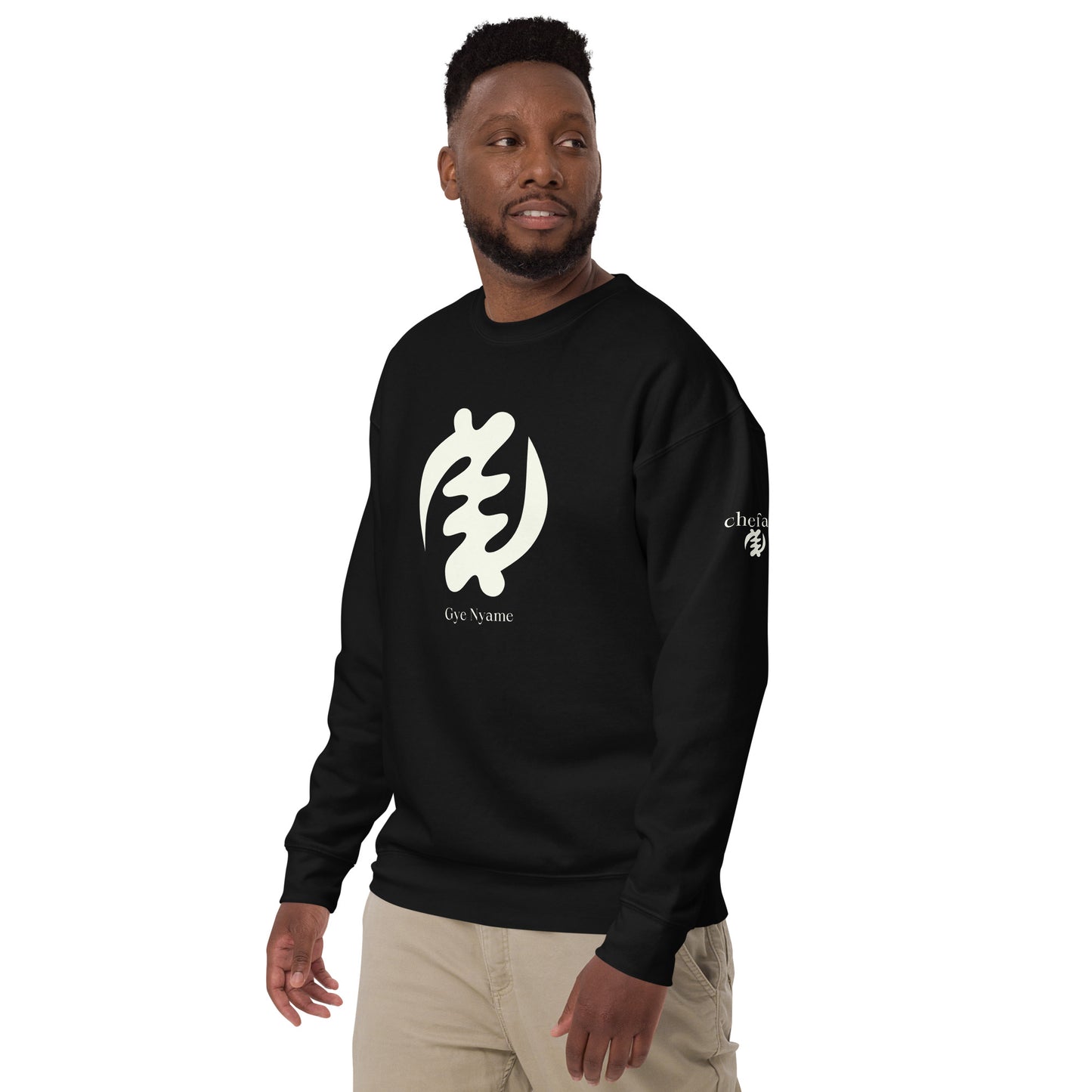 Chefao Gye Nyame I, Unisex Premium Sweatshirt
