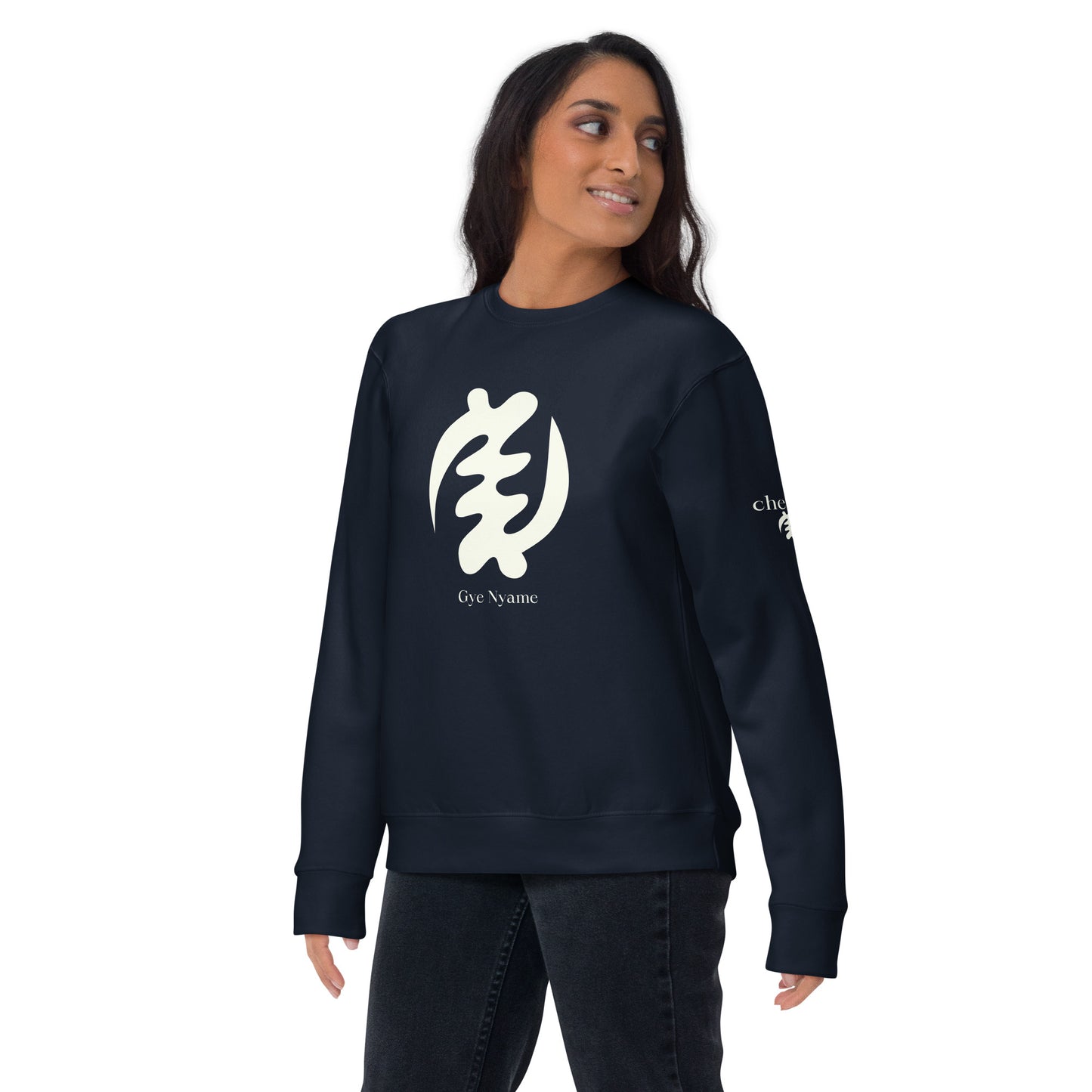 Chefao Gye Nyame I, Unisex Premium Sweatshirt