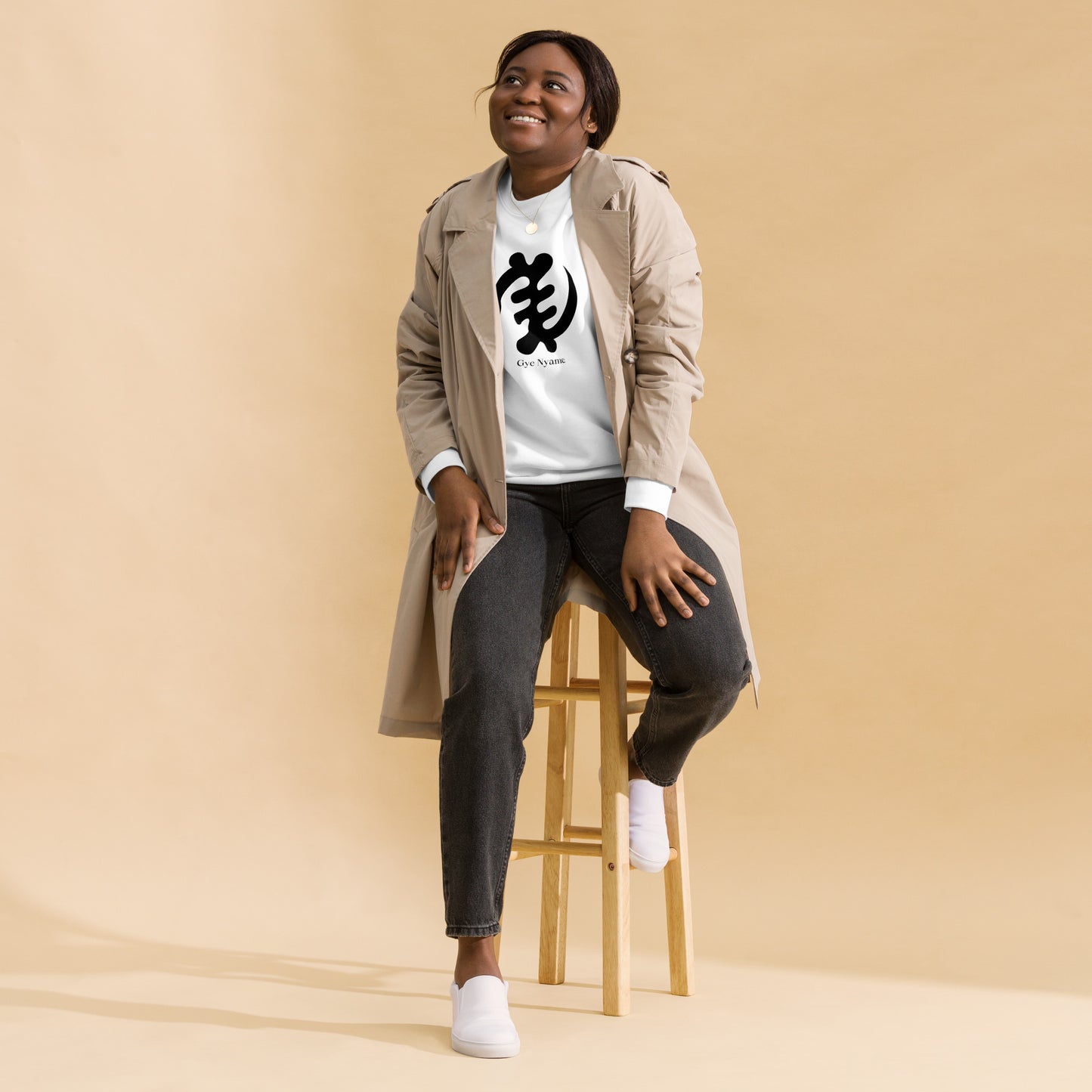 Chefao Gye Nyame I, Unisex Premium Sweatshirt