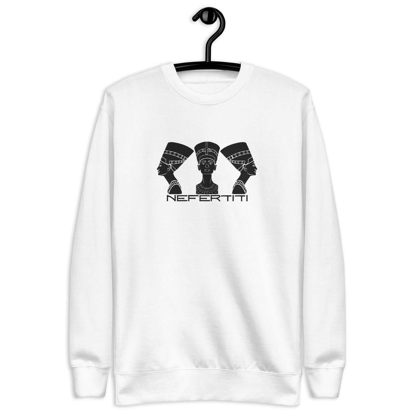 Nefertiti I, Embroidered Unisex Premium Sweatshirt