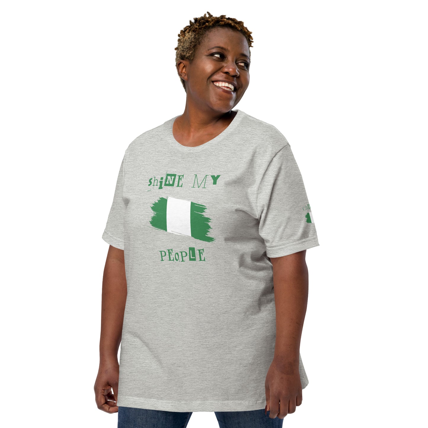 Shine My People Nigeria I, Unisex t-shirt