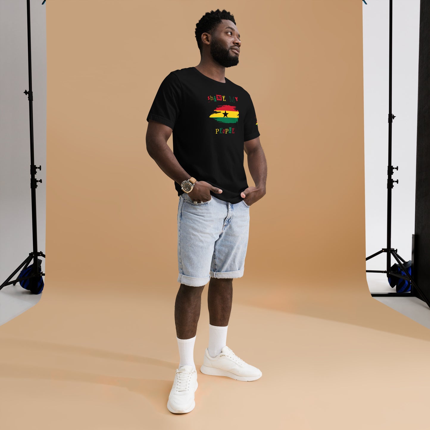 Shine My People Ghana I, Unisex t-shirt