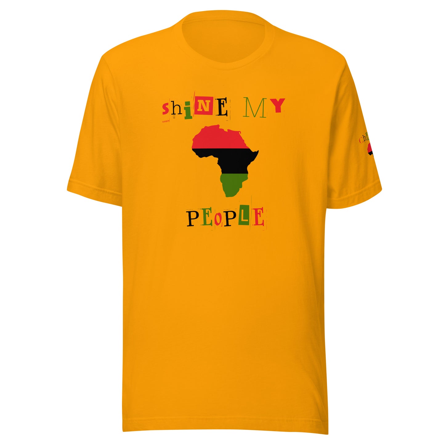 Shine My People Pan Africa I, Unisex t-shirt