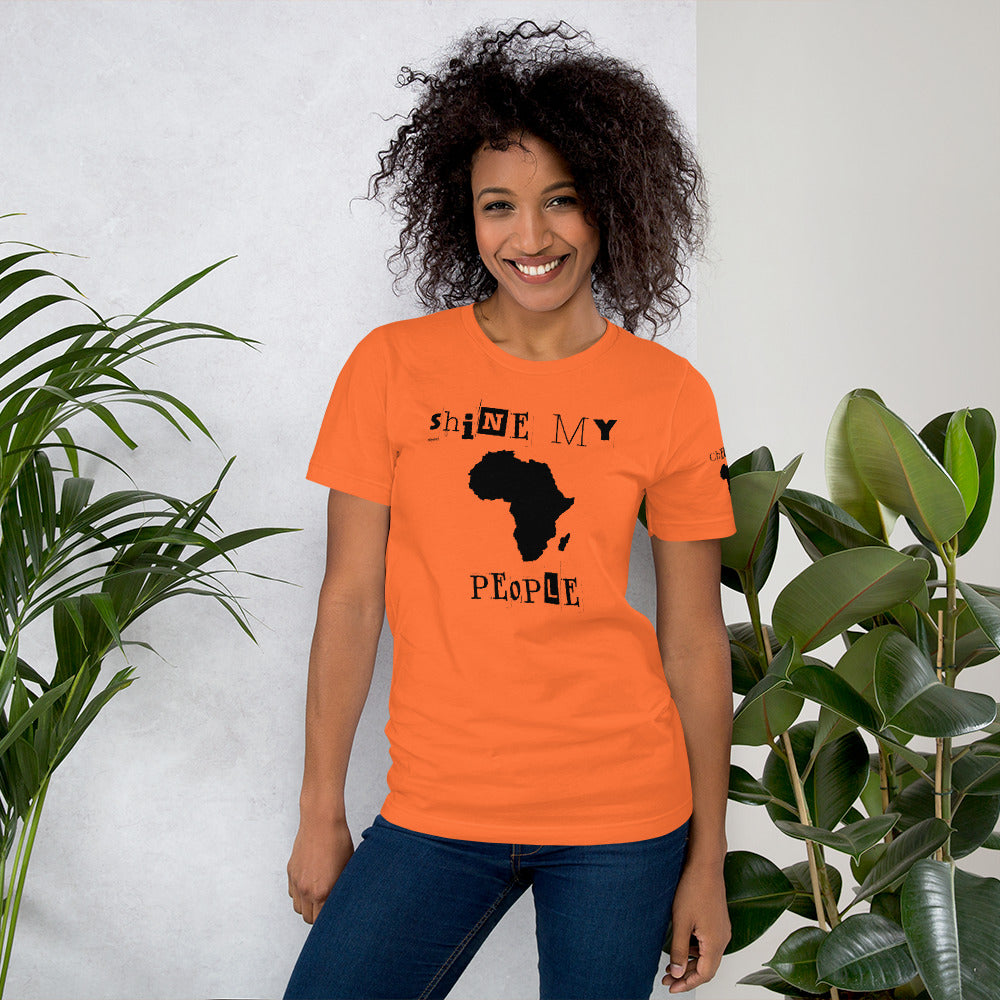 Shine My People Africa I, Unisex t-shirt