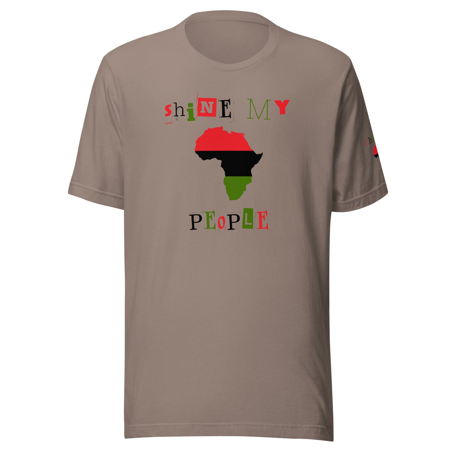 Shine My People Pan Africa I, Unisex t-shirt