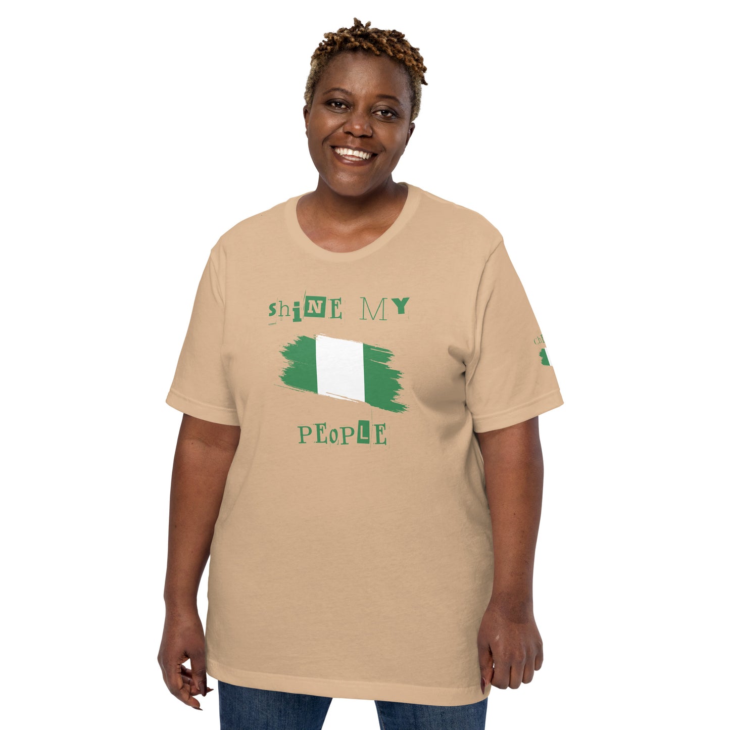 Shine My People Nigeria I, Unisex t-shirt
