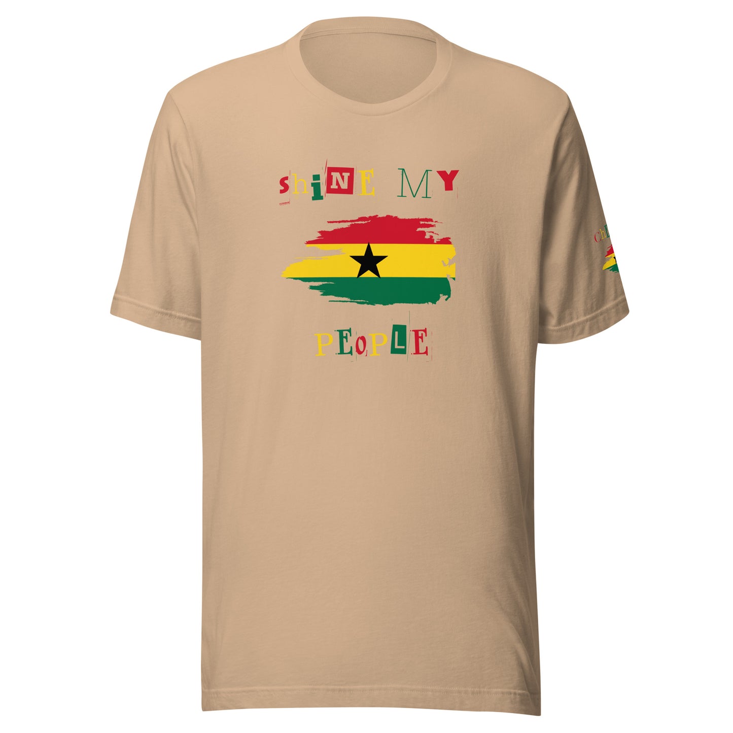 Shine My People Ghana I, Unisex t-shirt