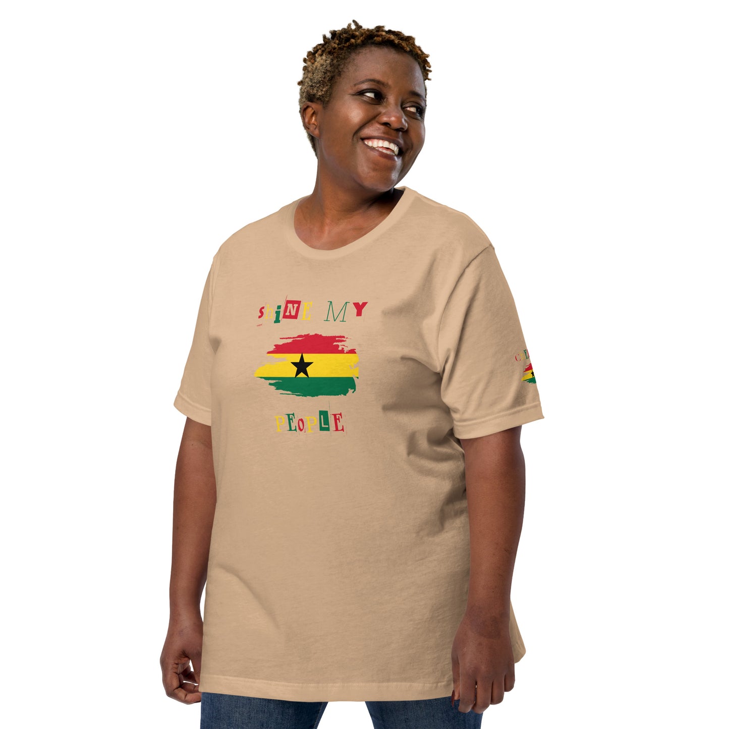 Shine My People Ghana I, Unisex t-shirt
