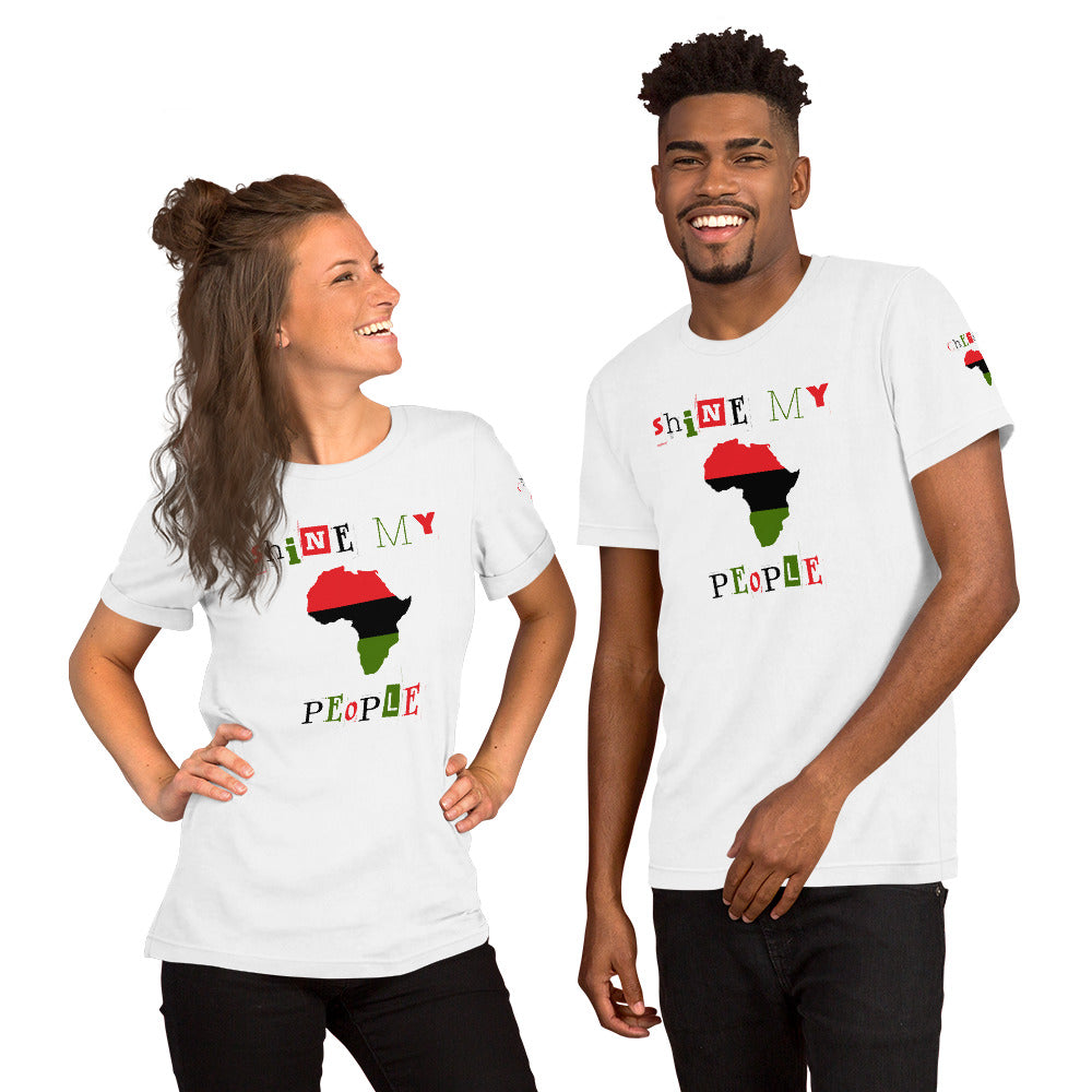 Shine My People Pan Africa I, Unisex t-shirt