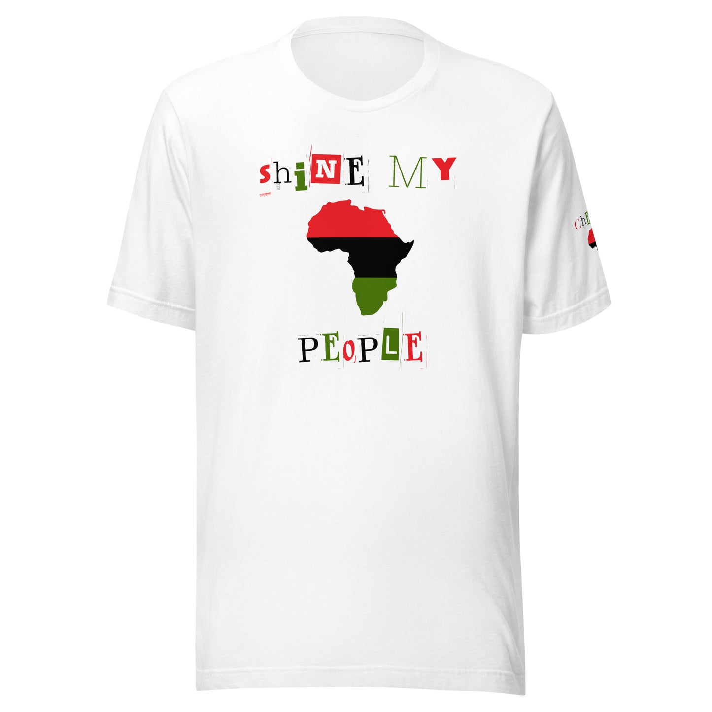 Shine My People Pan Africa I, Unisex t-shirt