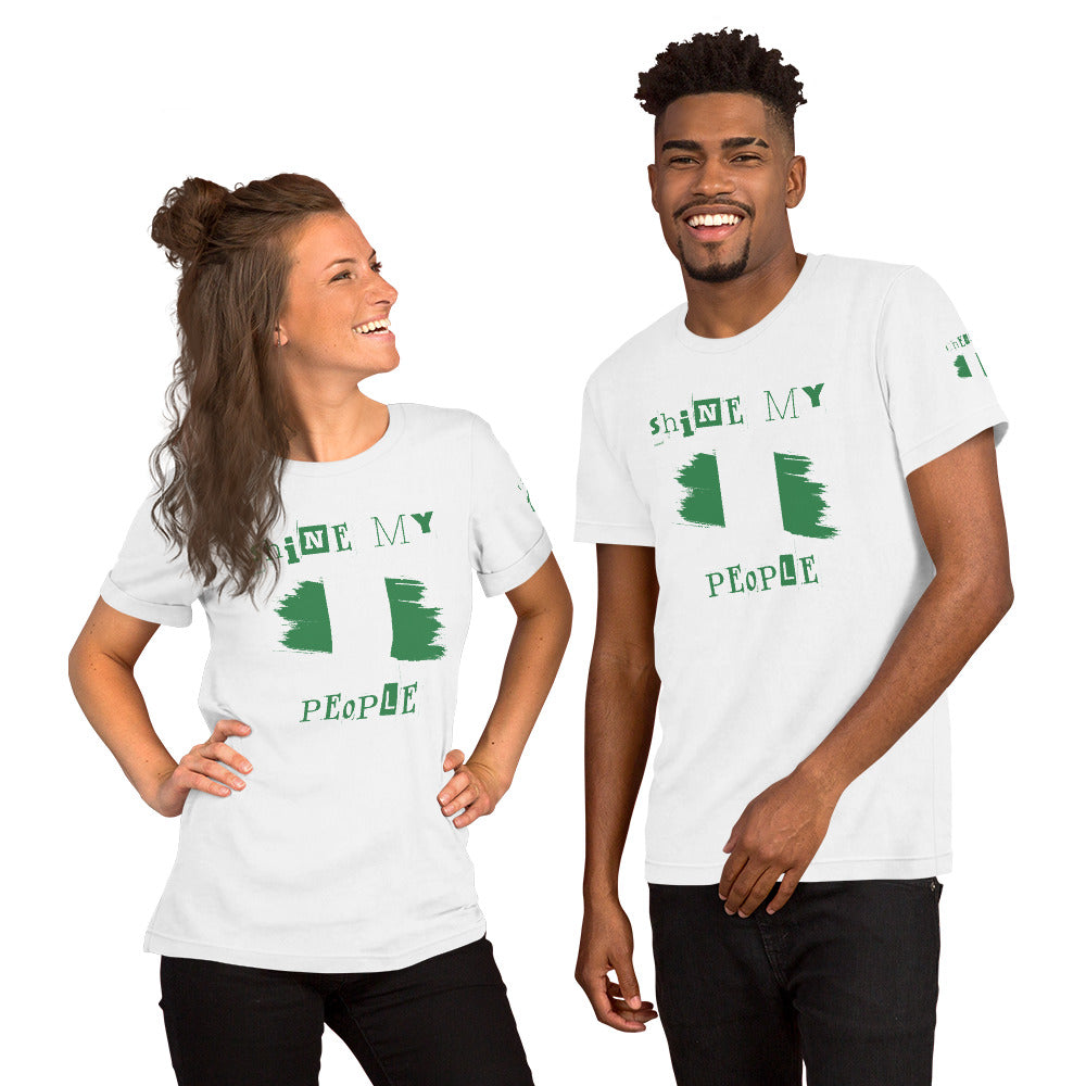 Shine My People Nigeria I, Unisex t-shirt