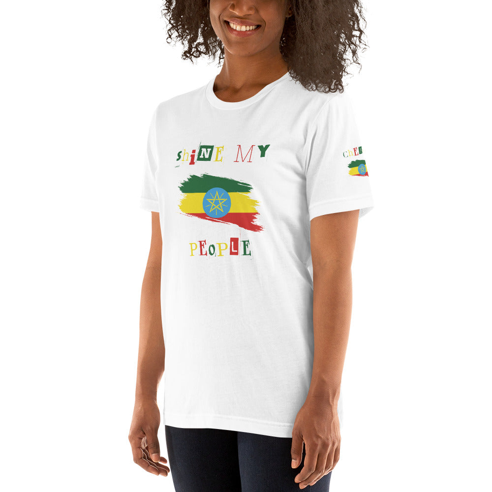 Shine My People Ethiopia I, Unisex t-shirt