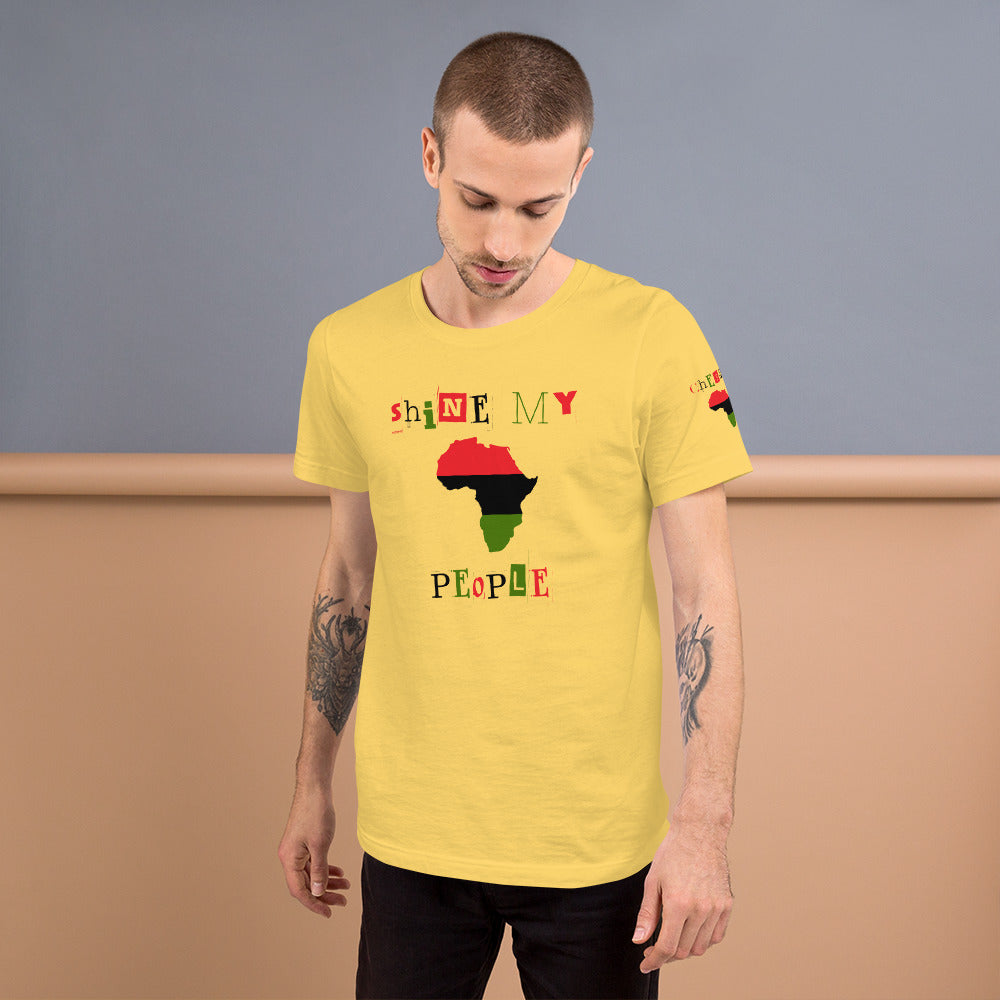 Shine My People Pan Africa I, Unisex t-shirt