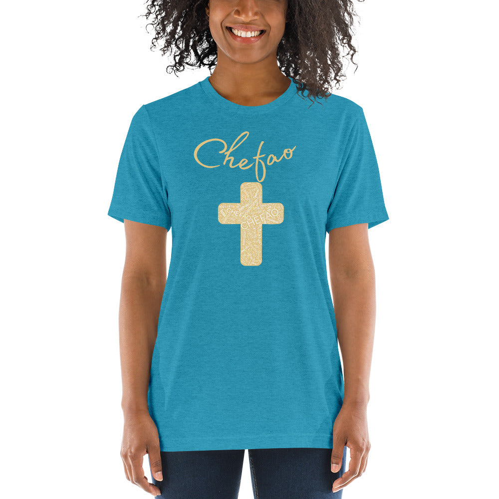 Chefao Cross I Tan, Short sleeve t-shirt