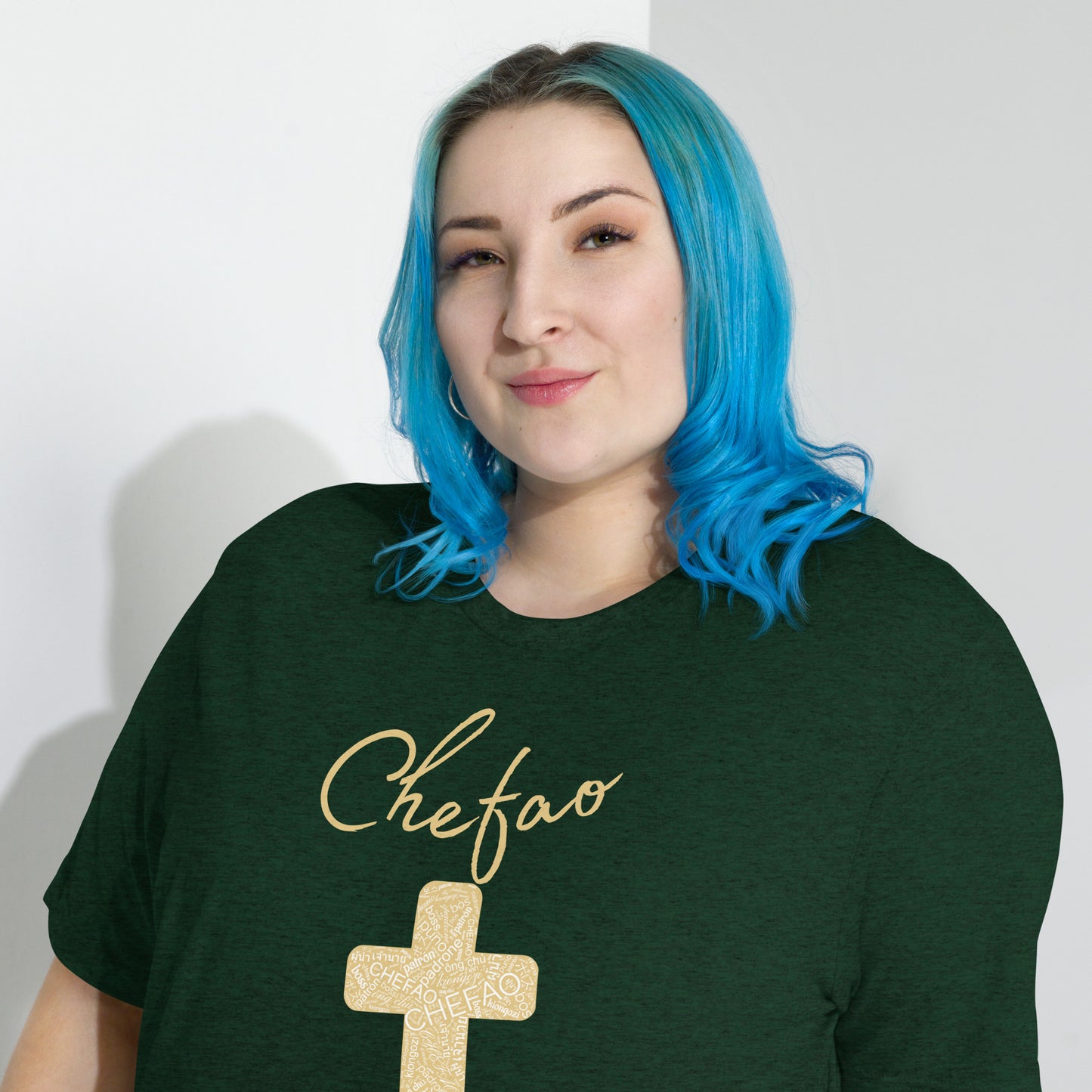 Chefao Cross I Tan, Short sleeve t-shirt