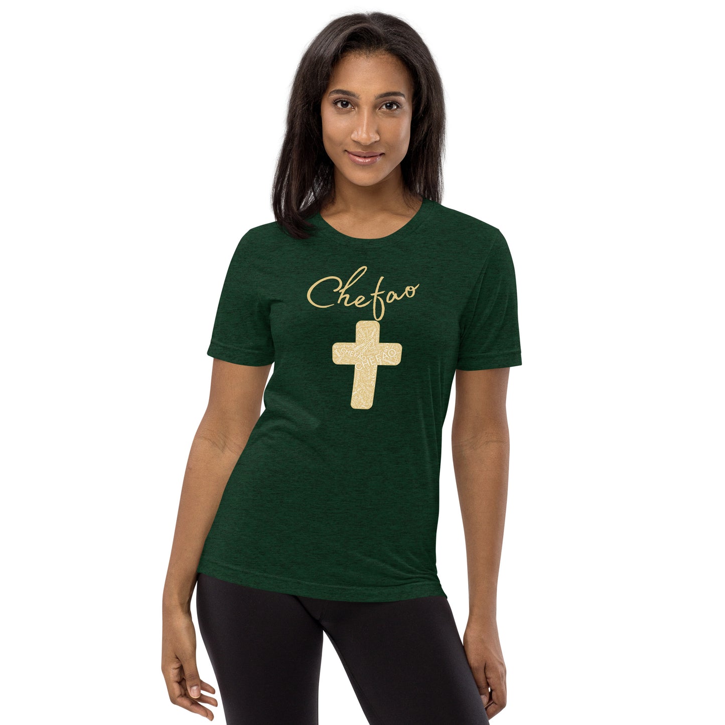 Chefao Cross I Tan, Short sleeve t-shirt
