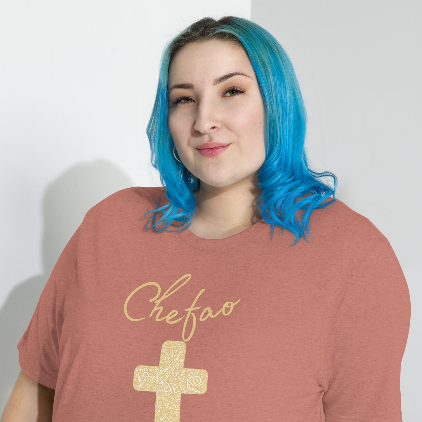 Chefao Cross I Tan, Short sleeve t-shirt