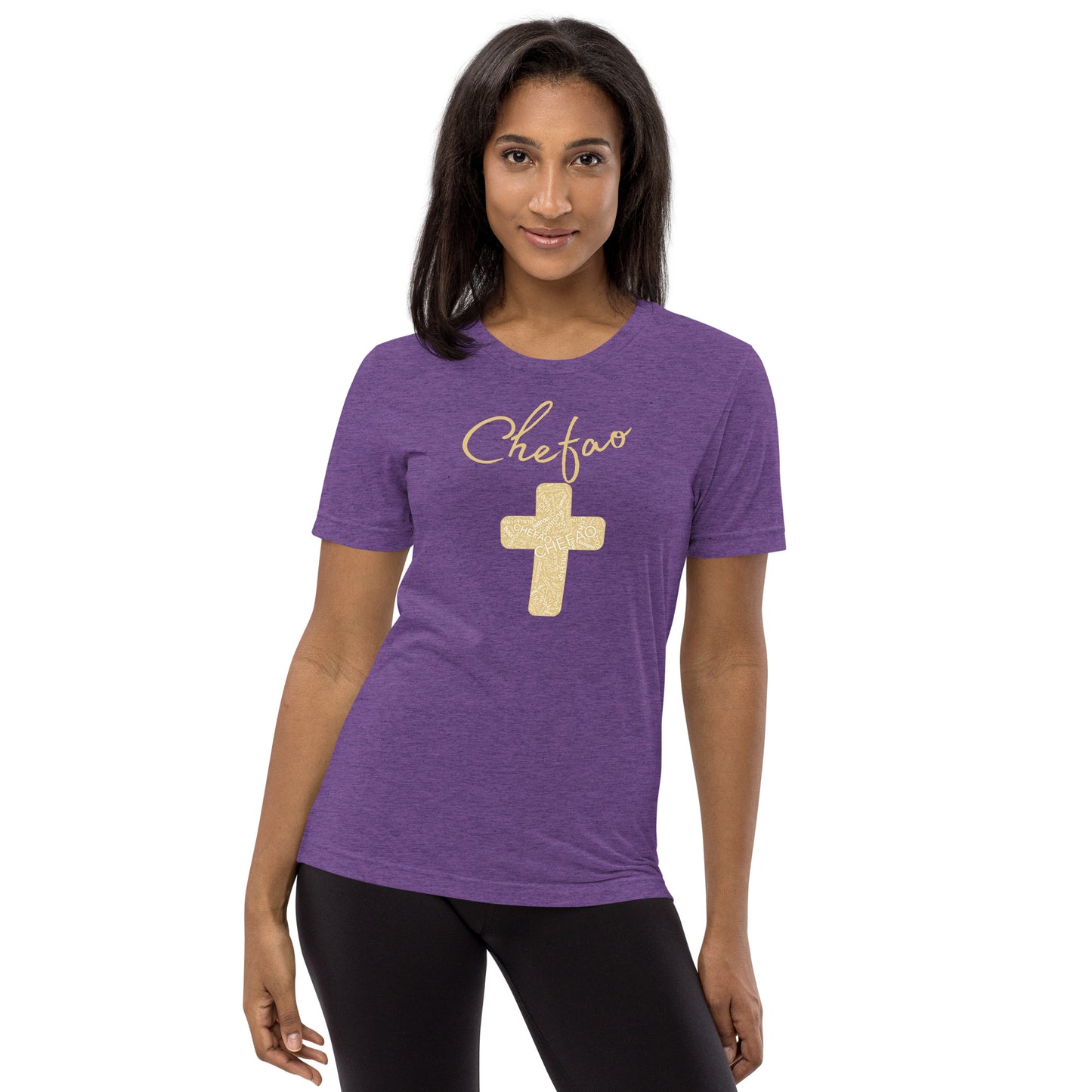 Chefao Cross I Tan, Short sleeve t-shirt