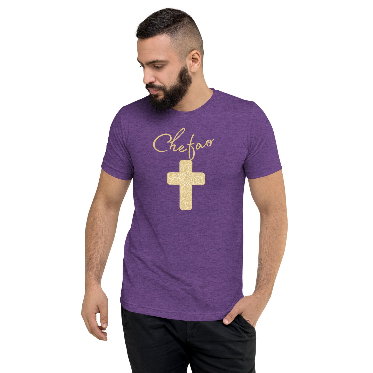 Chefao Cross I Tan, Short sleeve t-shirt