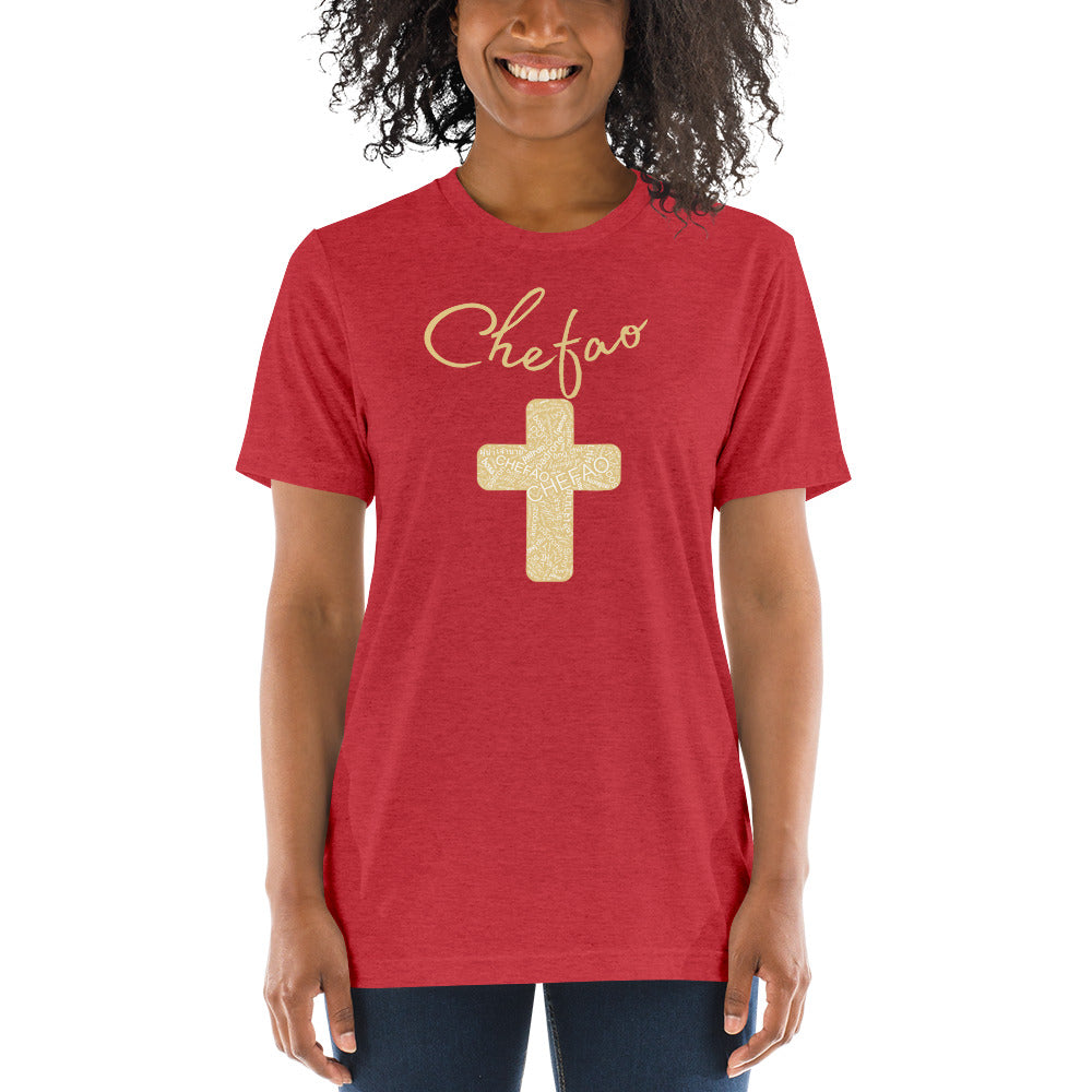 Chefao Cross I Tan, Short sleeve t-shirt