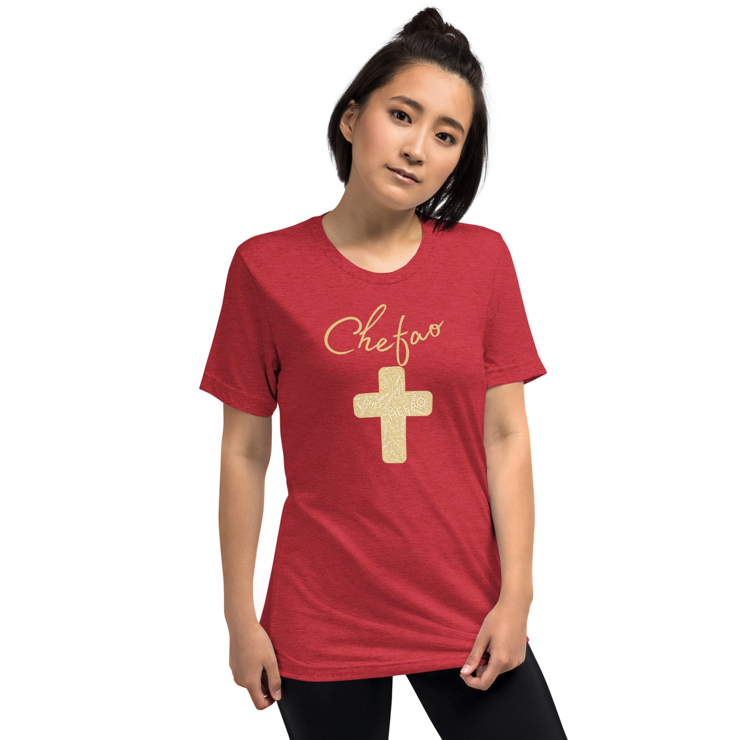 Chefao Cross I Tan, Short sleeve t-shirt
