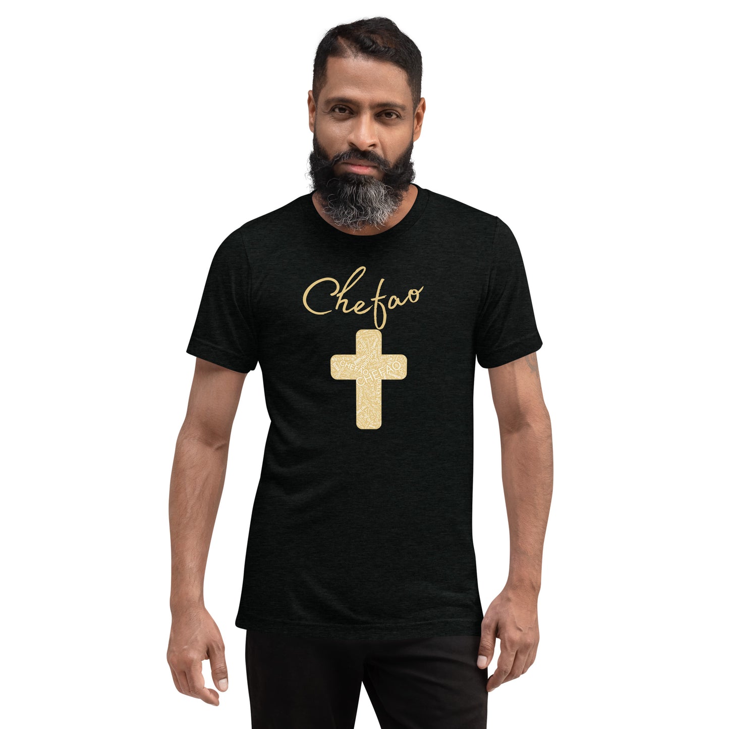 Chefao Cross I Tan, Short sleeve t-shirt