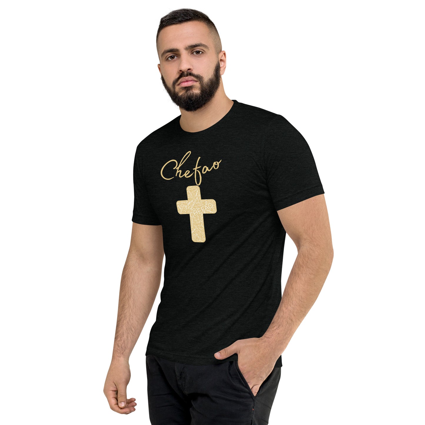 Chefao Cross I Tan, Short sleeve t-shirt