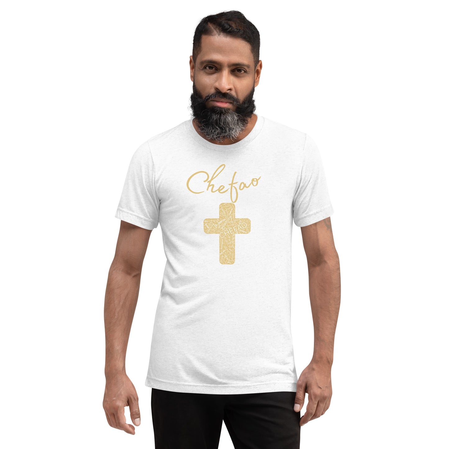 Chefao Cross I Tan, Short sleeve t-shirt