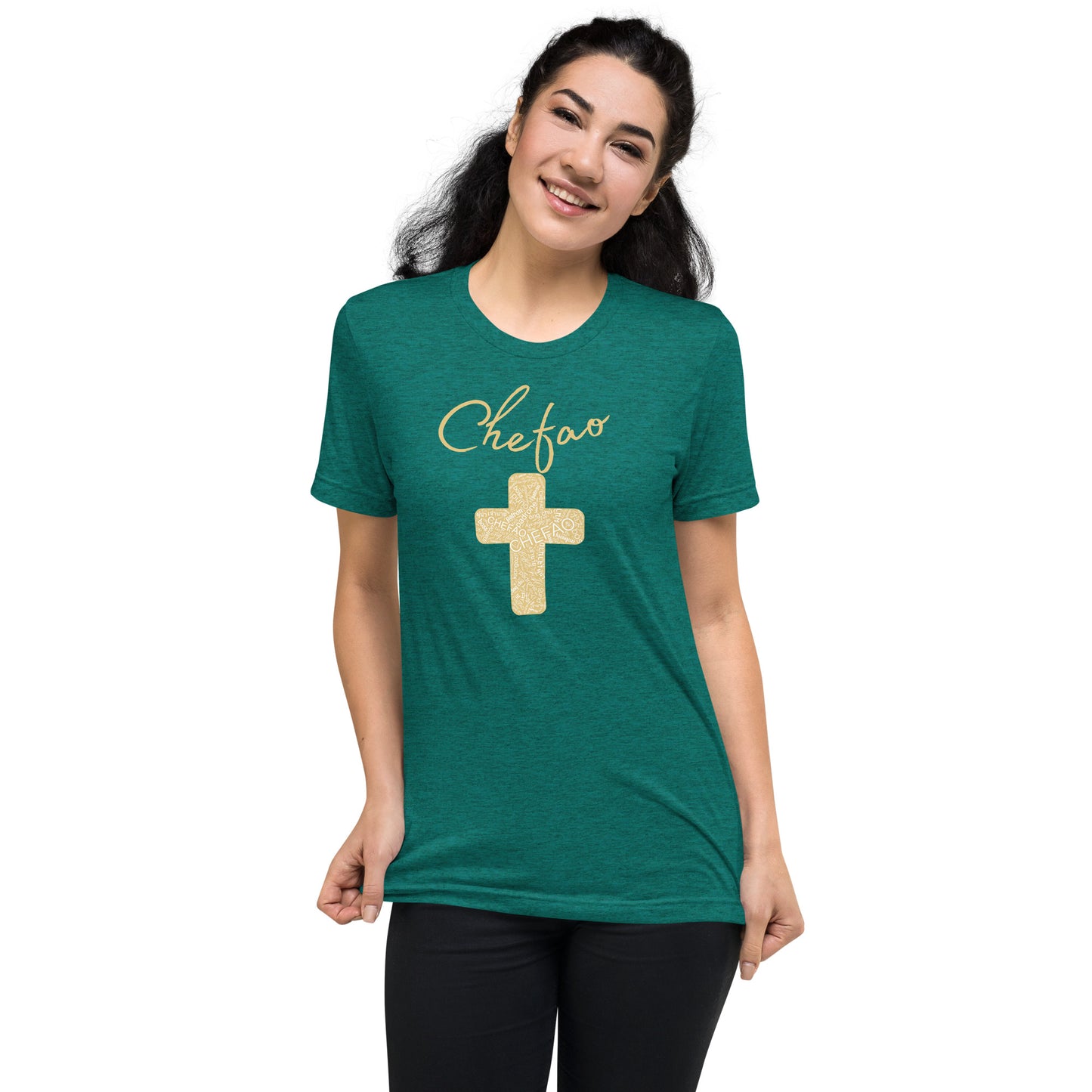 Chefao Cross I Tan, Short sleeve t-shirt