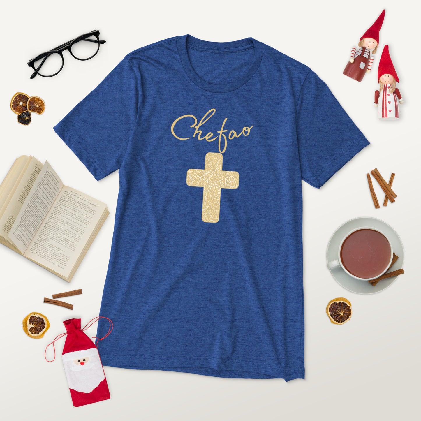 Chefao Cross I Tan, Short sleeve t-shirt