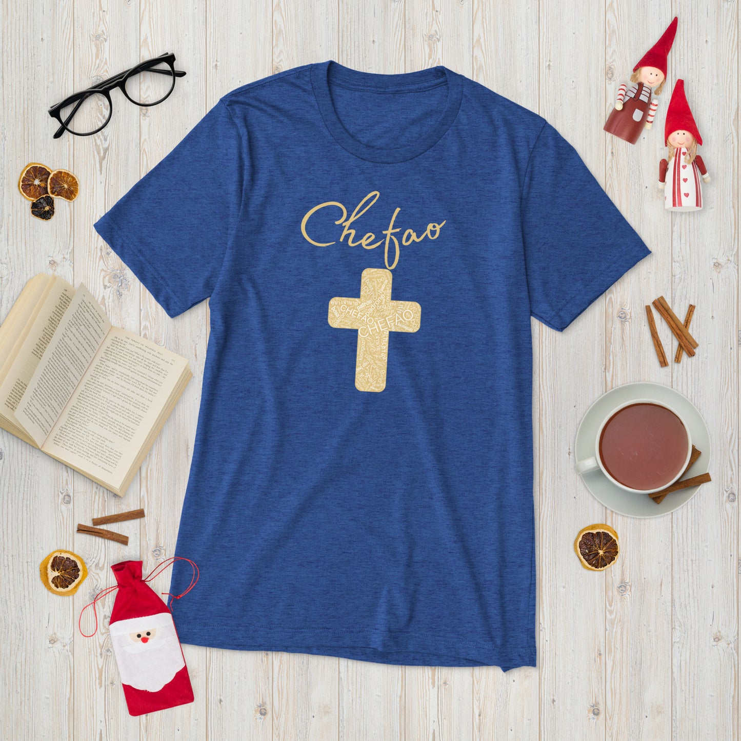 Chefao Cross I Tan, Short sleeve t-shirt