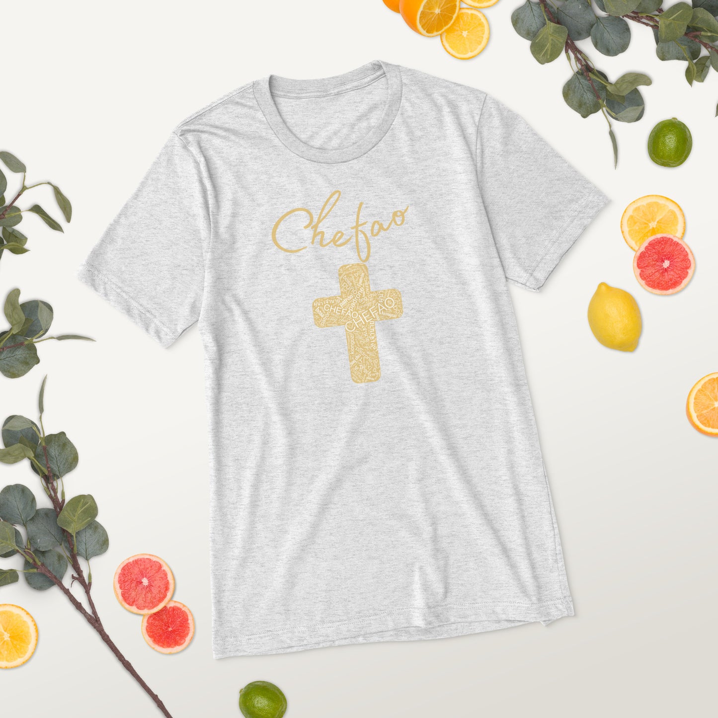 Chefao Cross I Tan, Short sleeve t-shirt