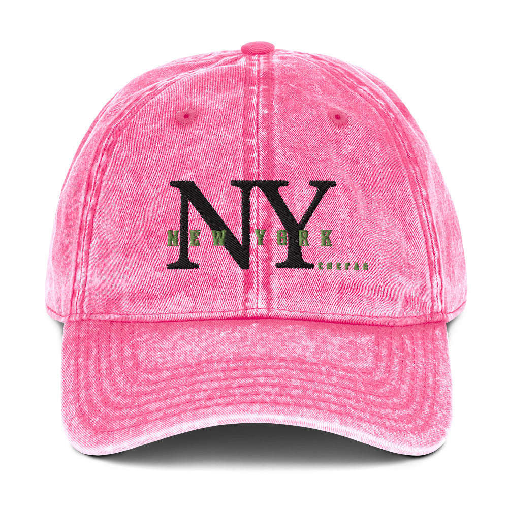 Chefao New York I, Vintage Cotton Twill Cap