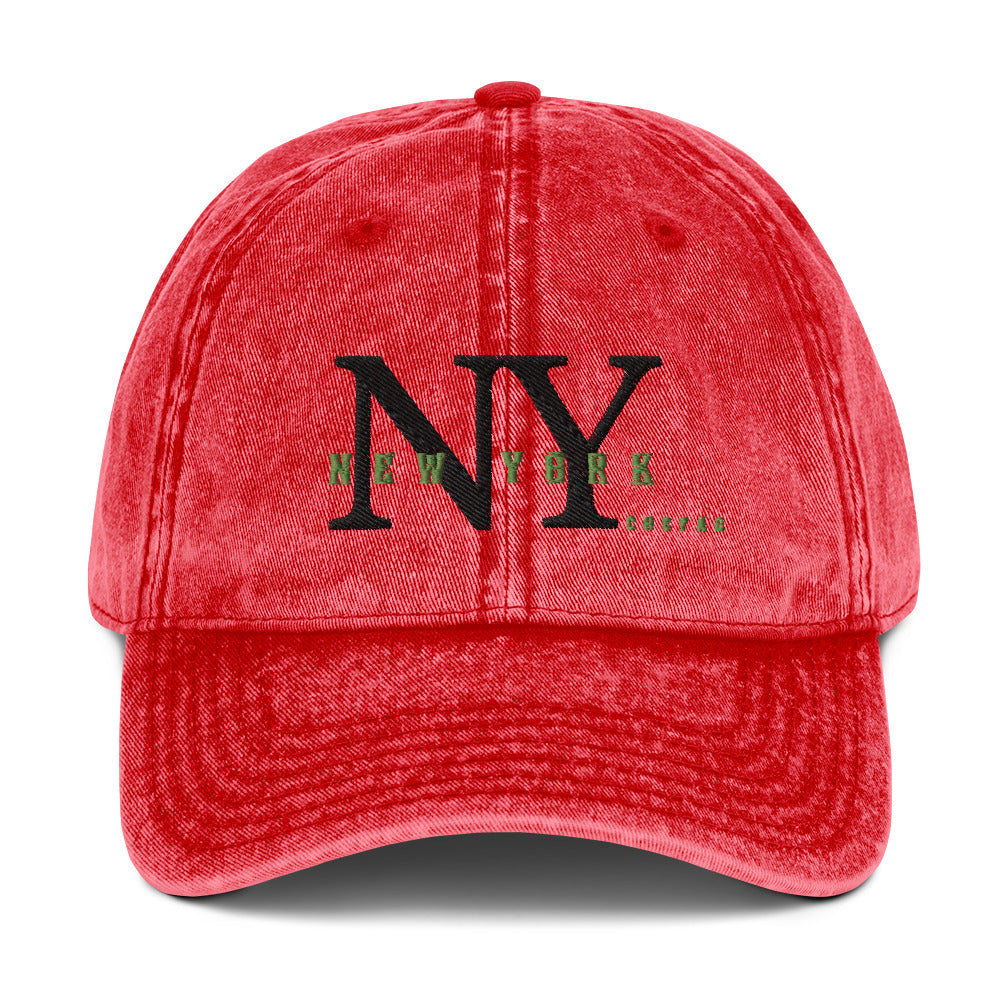 Chefao New York I, Vintage Cotton Twill Cap