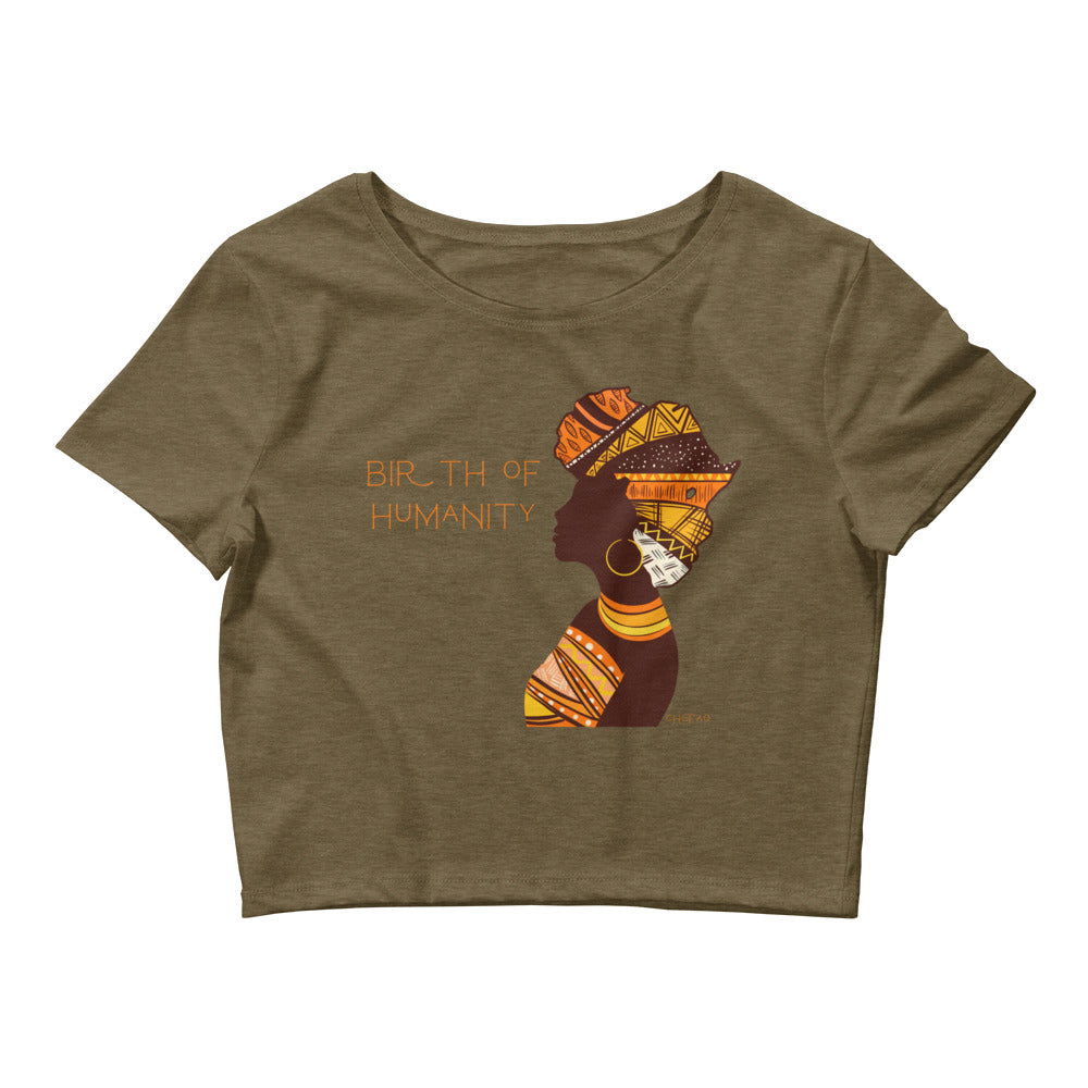 Birth of Humanity™ I, Women’s Crop Tee