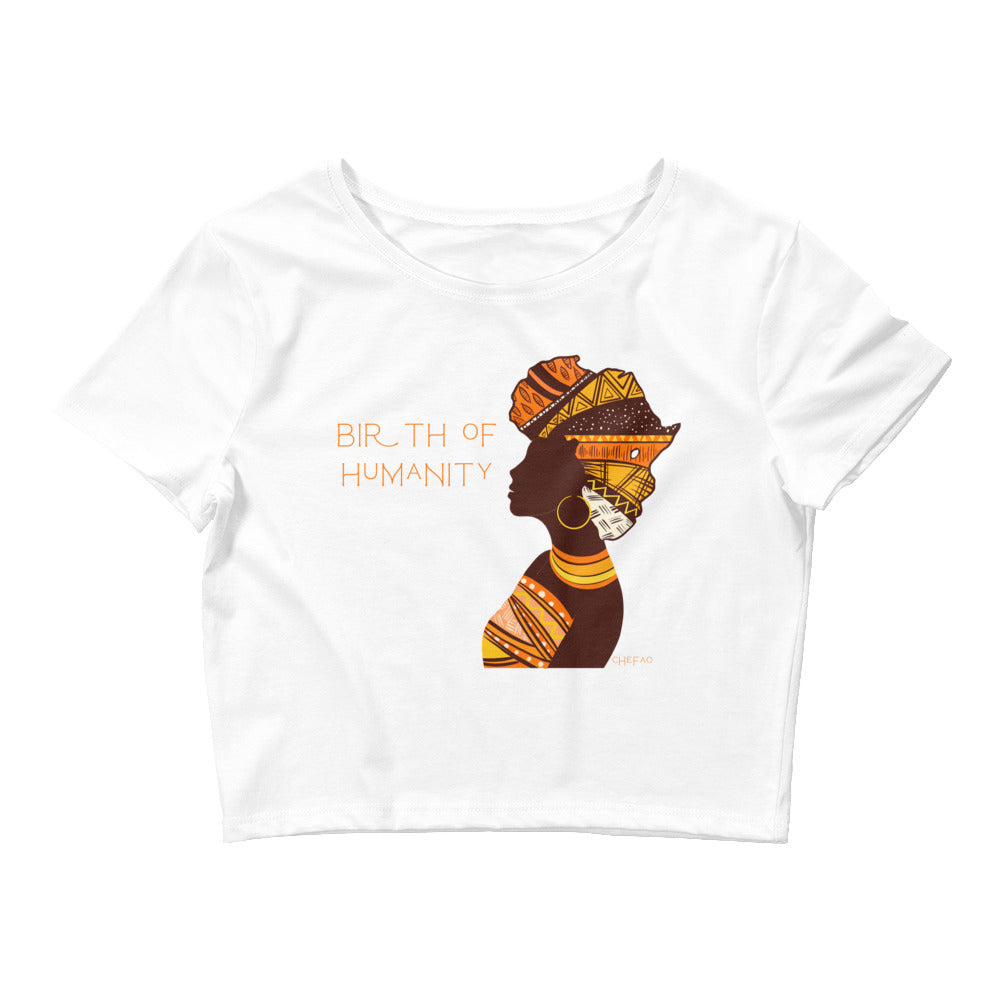 Birth of Humanity™ I, Women’s Crop Tee