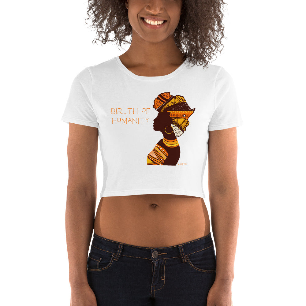 Birth of Humanity™ I, Women’s Crop Tee