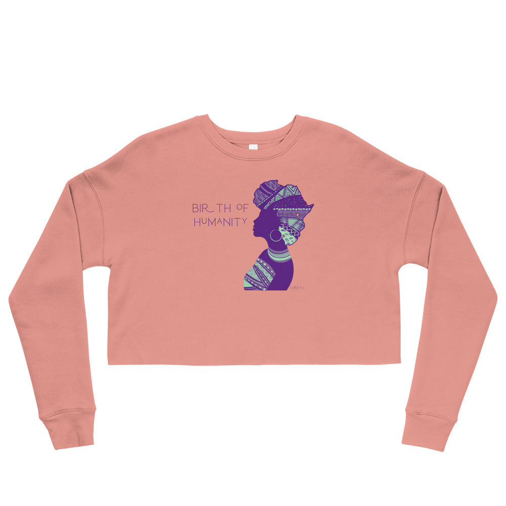 Birth of Humanity™ I, Crop Sweatshirt