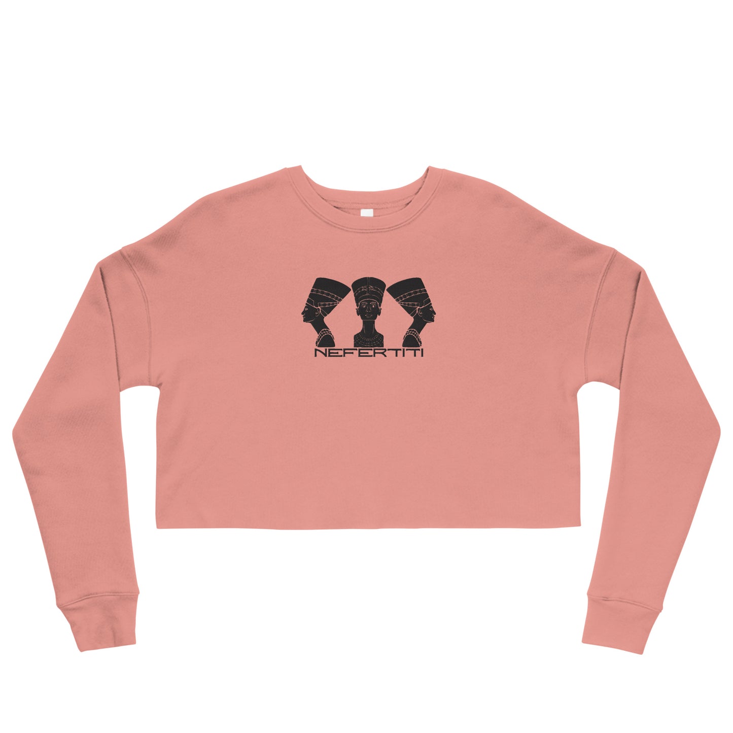 Nefertiti I, Embroidered Crop Sweatshirt
