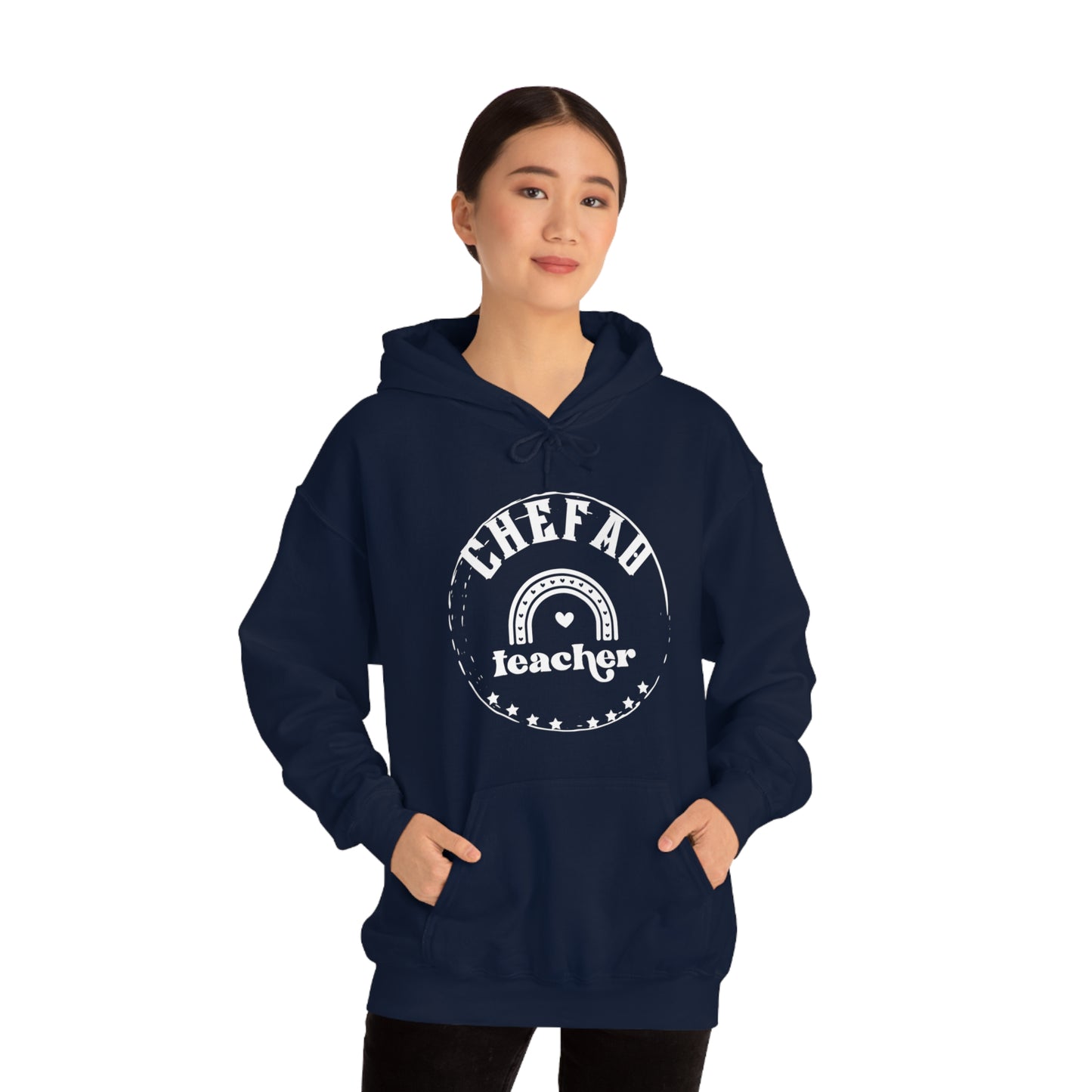 Chefao Teacher III, Unisex Heavy Blend Hooded Sweatshirt