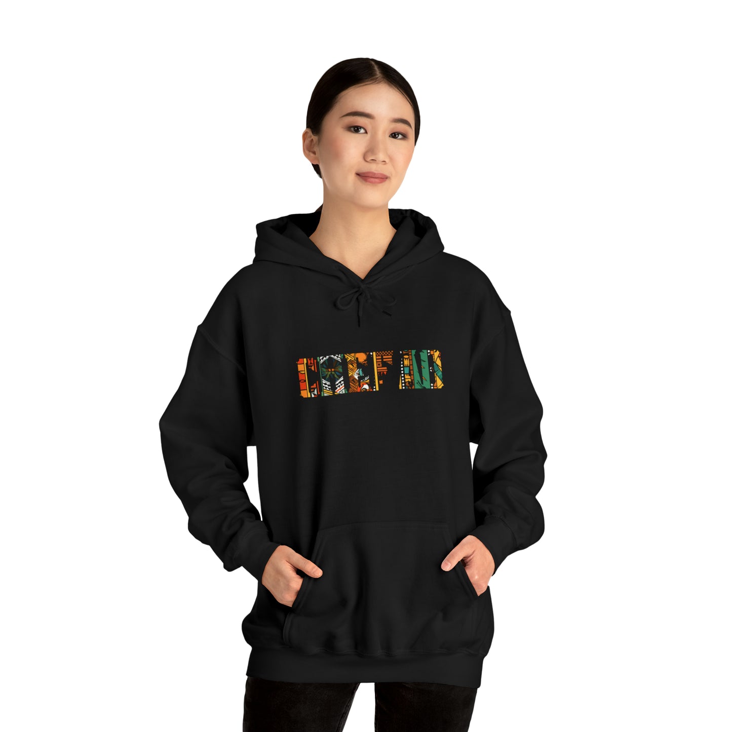 Chefao Zulu Print I, Unisex Heavy Blend Hooded Sweatshirt