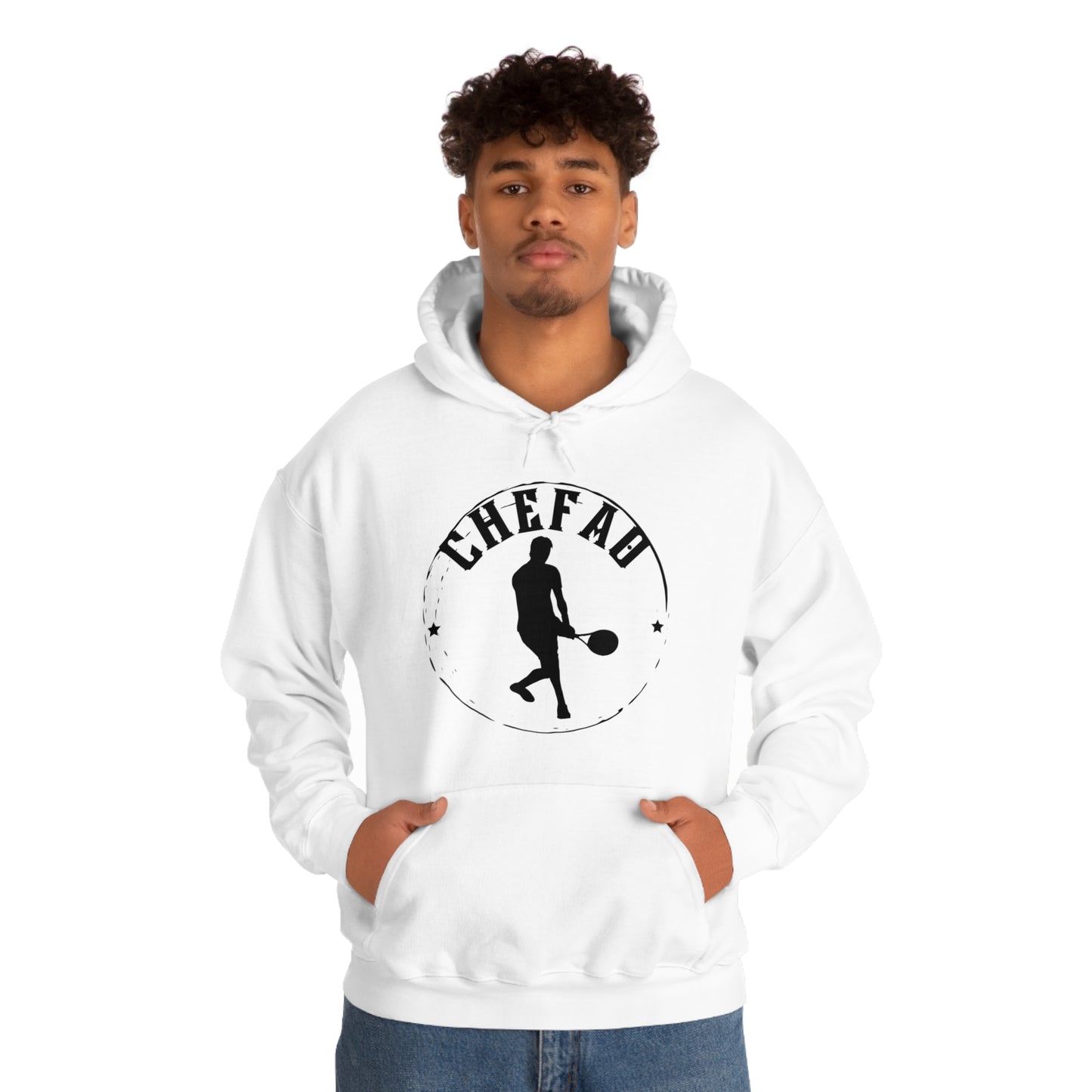 Chefao Tennis II, Unisex Heavy Blend Hooded Sweatshirt