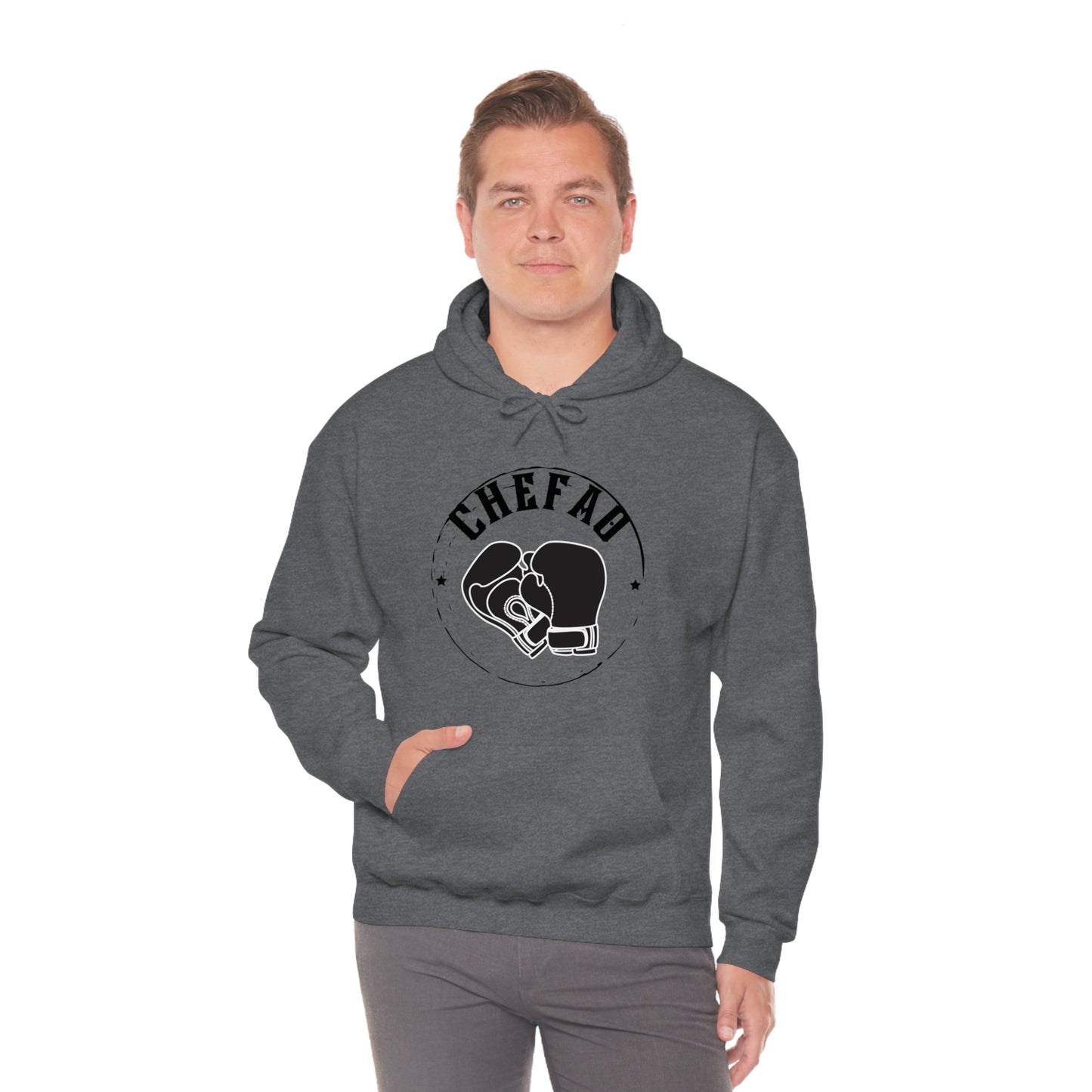 Chefao Boxing I, Unisex Heavy Blend Hooded Sweatshirt