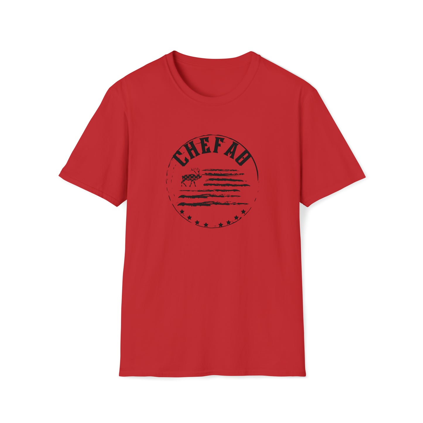 Chefao Hunting II, Unisex Softstyle T-Shirt